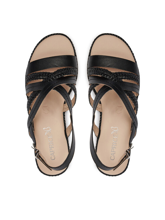 Caprice Sandále Caprice 9-28100-42 Čierna
