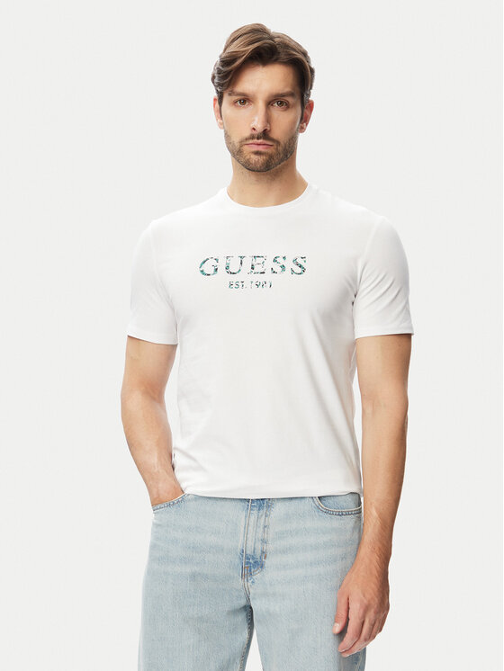 Guess Guess Футболка M4YI38 J1314 Білий Regular Fit
