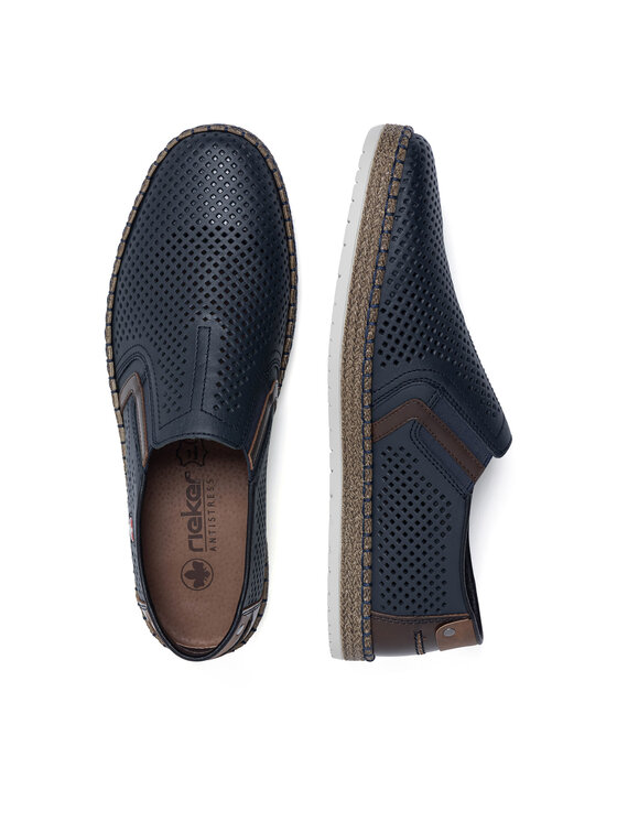 Rieker Tenisky Rieker B5297-14 Tmavomodrá