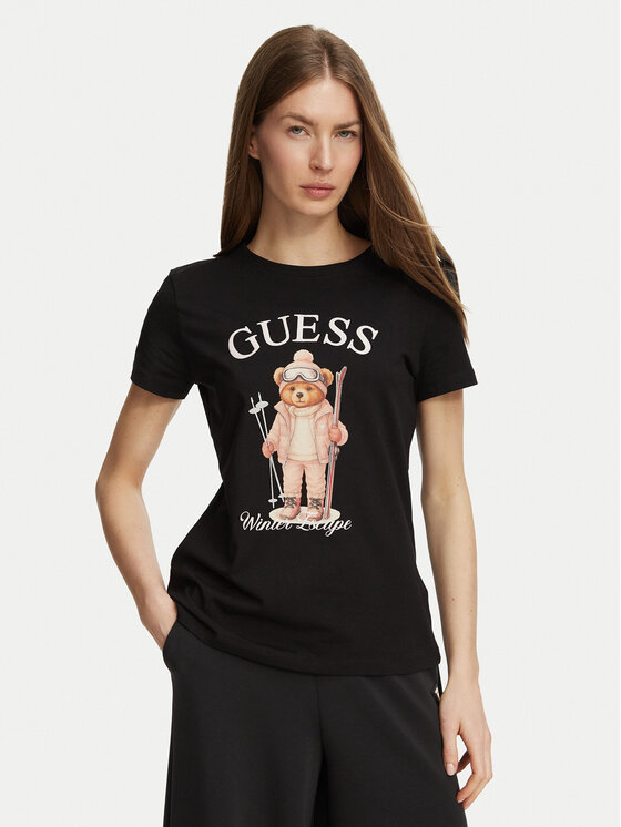 Guess Guess Camiseta V6BI19 K6749 Negro Regular Fit