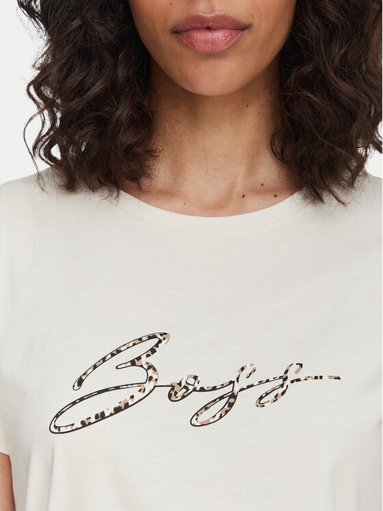 BOSS BOSS T-shirt C_Elove_5 50566827 Crema Slim Fit