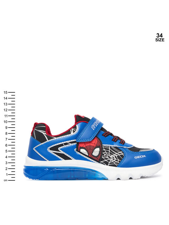 Geox Sneakersy Geox J Ciberdron Boy J66LBK 01454 C0245 D Niebieski