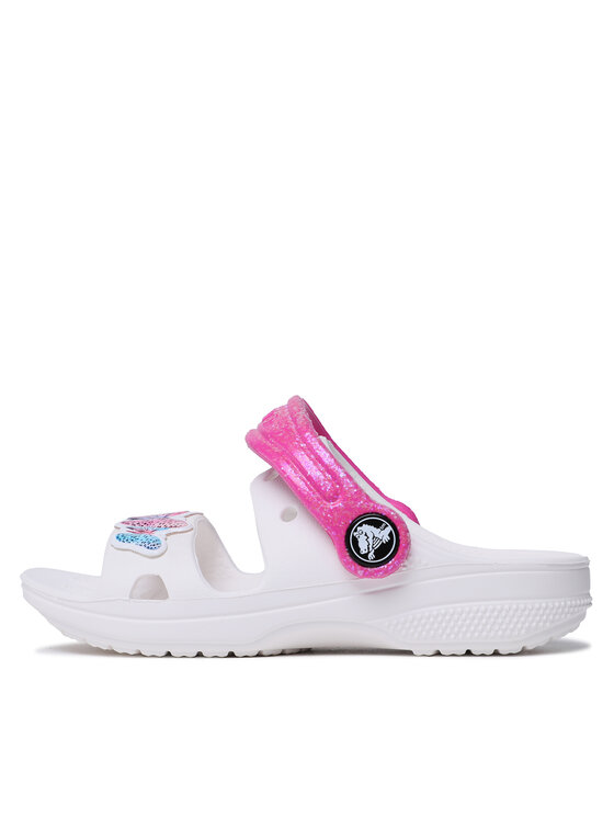Crocs Шльопанці Crocs Classic Embellished Sandal T 207803 Білий
