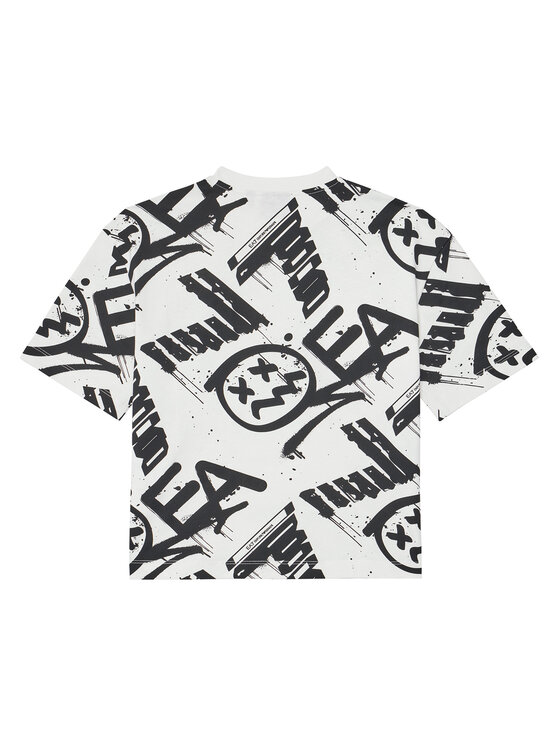 EA7 Emporio Armani EA7 Emporio Armani Camiseta 7B000059 AF12874 F0035 Écru Relaxed Fit