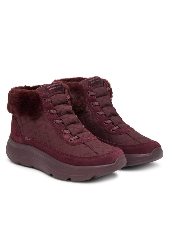 Skechers Kotníková obuv Skechers On-The-Go Encore - Cozy Fit Maisie 144844 Bordó