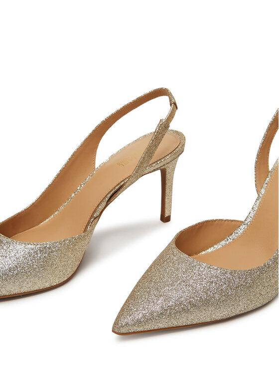 MICHAEL Michael Kors Pantofi cu toc subțire MICHAEL Michael Kors Alina 40S5HNMP2M Auriu