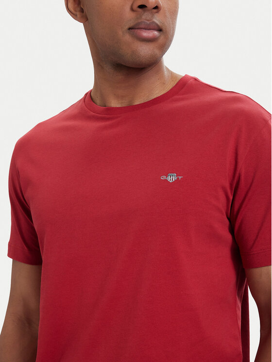 Gant Gant Camiseta Shield  2003184 Rojo Regular Fit