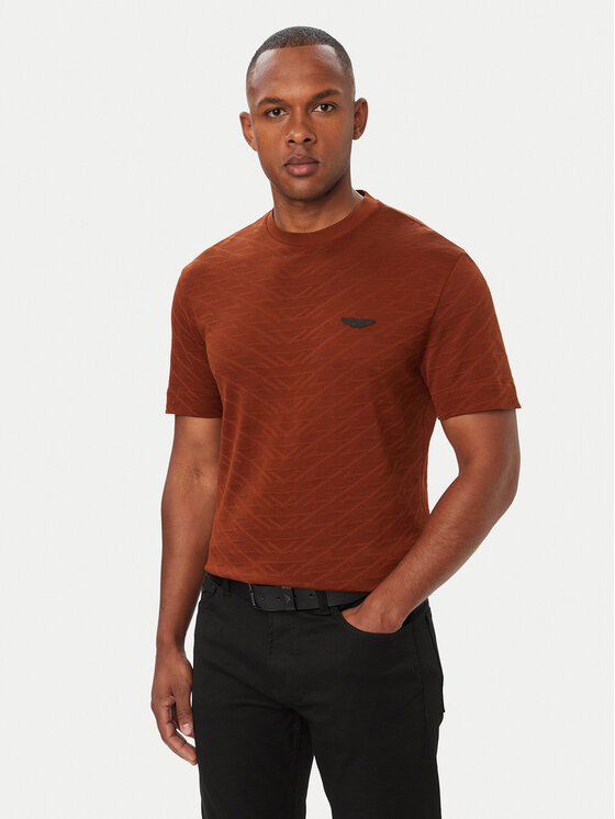 BOSS BOSS Camiseta C-Thompson 180_AM 50565175 Marrón Regular Fit
