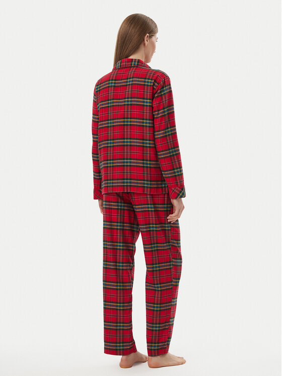 LAUREN RALPH LAUREN LAUREN RALPH LAUREN Pijama ILN92551F Rojo Relaxed Fit