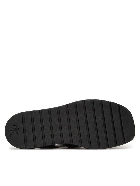 Calvin Klein Jeans Basutės Calvin Klein Jeans Fisherman Hw Sandal Lth YW0YW01962 Juoda