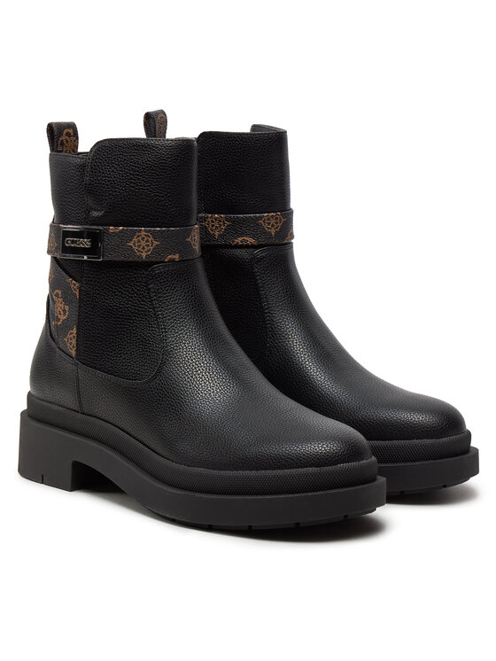 Guess Боти Guess Ovelle2 FLTOVE FAL10 Черен