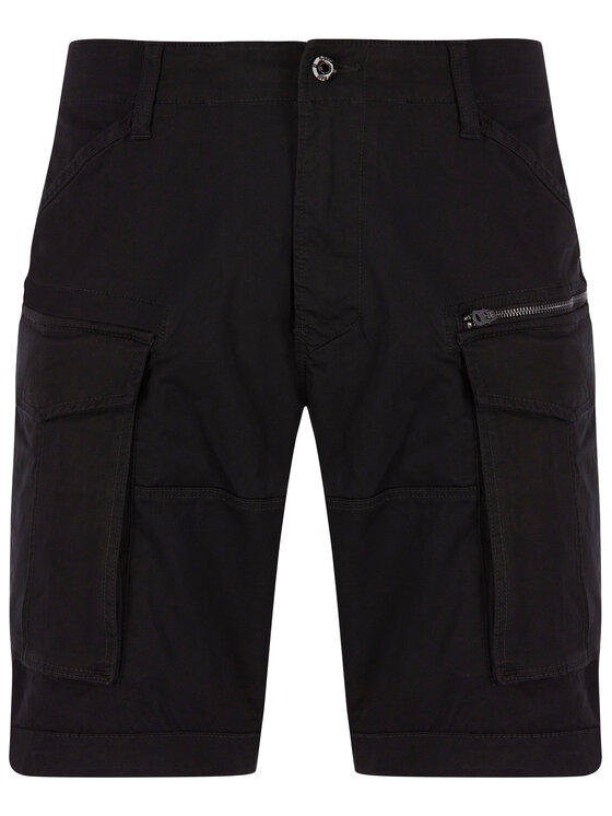G-STAR G-STAR Pantalones cortos de tela Rovic Zip D08566-5126-990 Negro Relaxed Fit