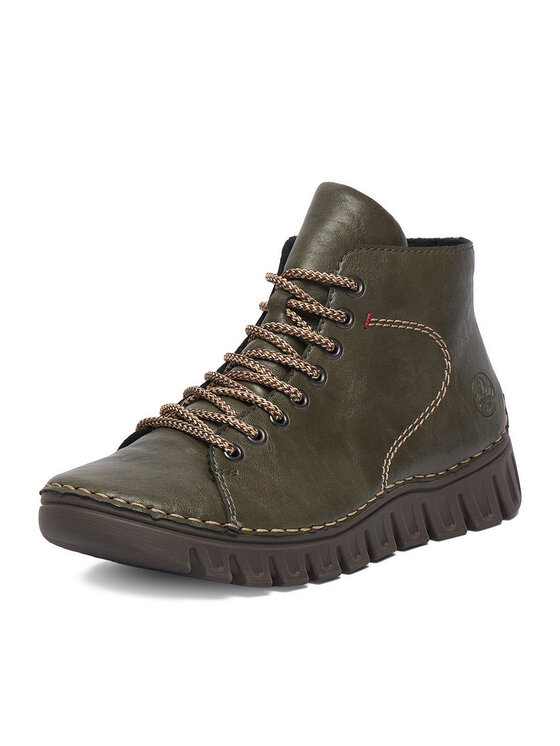 Rieker Зимни обувки Rieker CEO-57501-54 Тъмнозелен