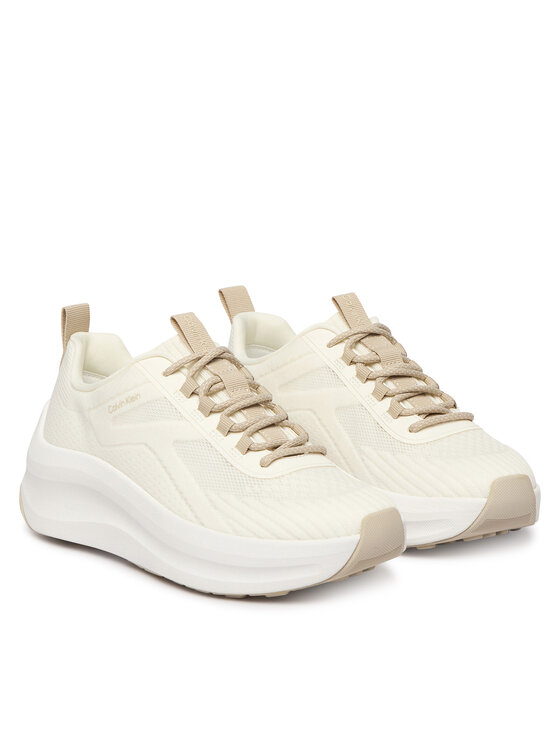 Calvin Klein Αθλητικά Calvin Klein Chunky Run Ckstripe Lup Sp Kn HW0HW03006 Λευκό