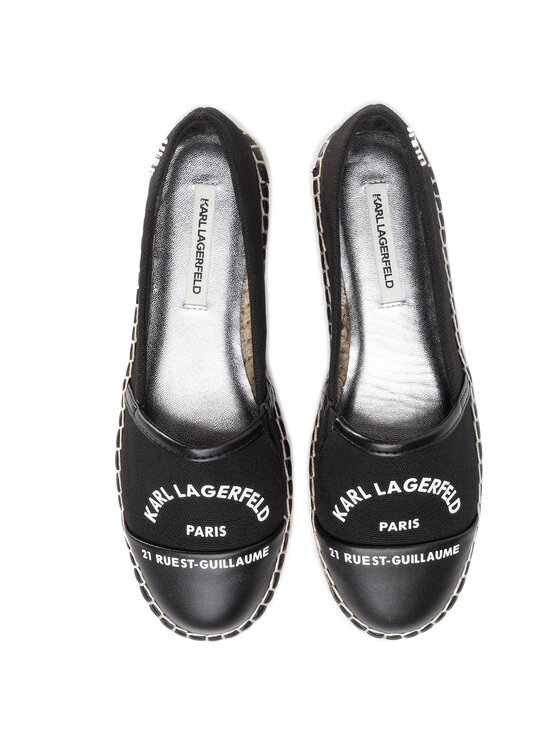 KARL LAGERFELD Espadrilky KARL LAGERFELD KL80108 Černá