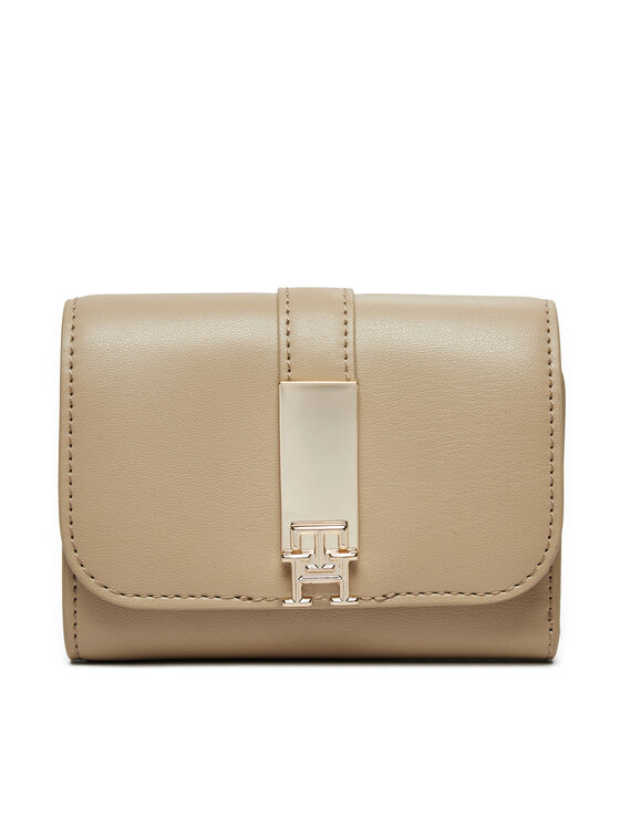 Tommy Hilfiger Piniginė Tommy Hilfiger Th Heritage Med AW0AW16579 Smėlio