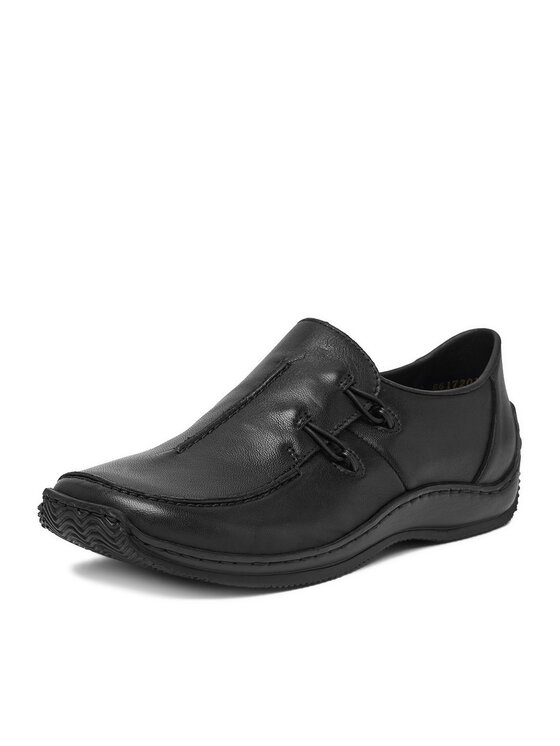 Rieker Półbuty Rieker CEO-L1751-00. Czarny