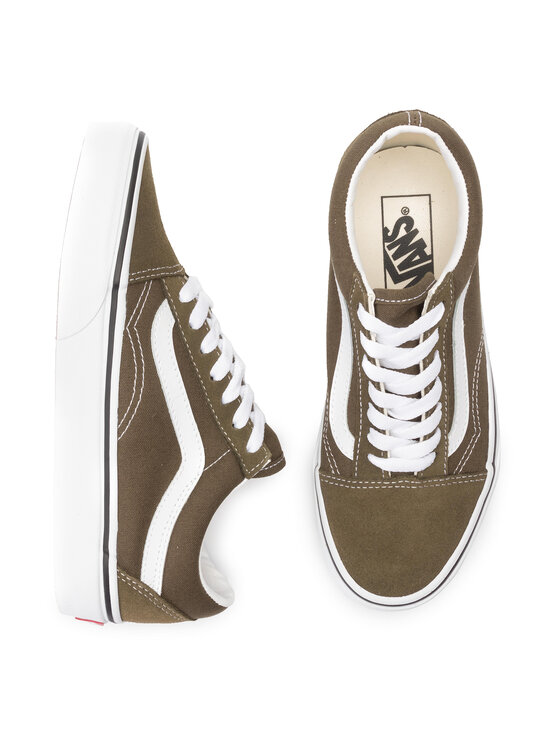 Vans Tenisówki Vans Old Skool VN0A4BV5V7D1 Zielony ciemny