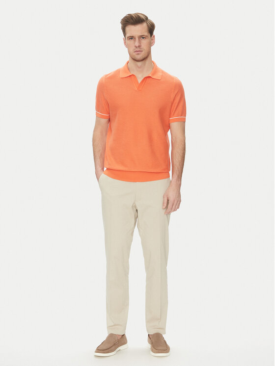 BOSS BOSS Поло H-Jianluca 50537654 Оранжевий Regular Fit