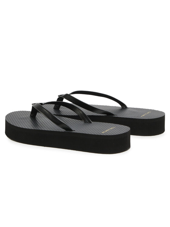 Tory Burch В'єтнамки Tory Burch Flatform Flip Flop 81261 Чорний