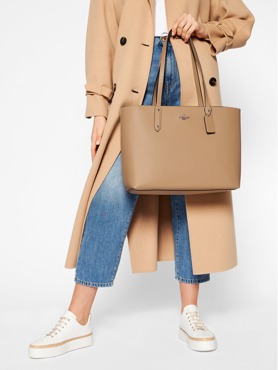 Coach Soma Coach Pbbl Cen Tot Zip 69424 LHTAU Bēšs