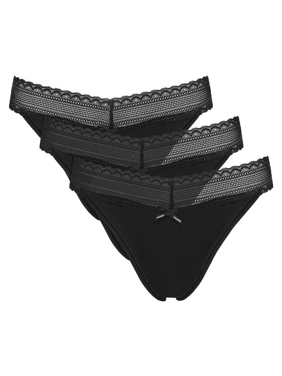 HUGO HUGO Conjunto de tangas 50557221 Negro