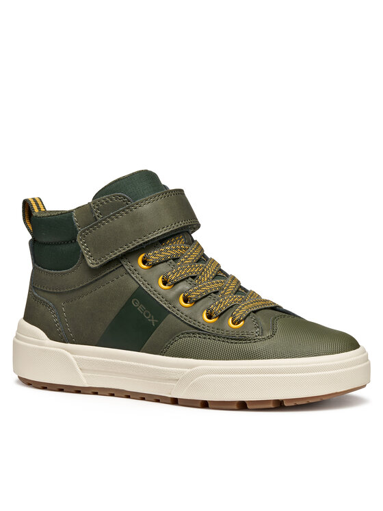Geox Sneakersy Geox J Weemble Boy J56HAA 0MEFU C3009 S Tmavě zelená