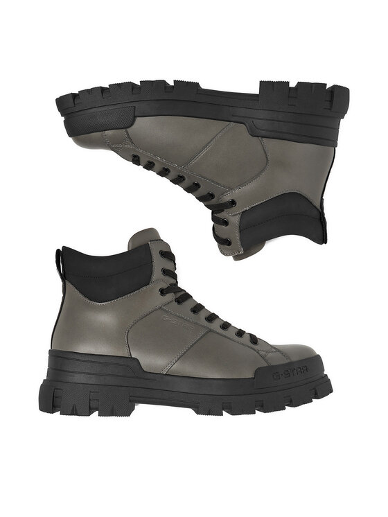 G-Star Raw Šnurovacia obuv G-Star Raw EO-LINCOLN-02 125AM Sivá