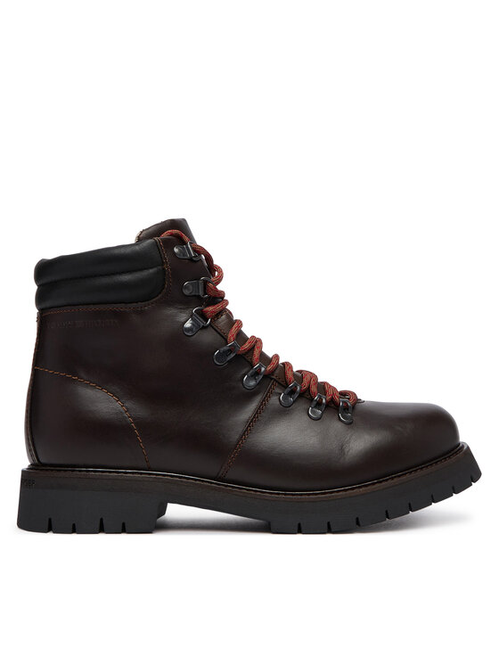 Tommy Hilfiger Зимни обувки Tommy Hilfiger Elevated Outdoor Lth Wpm Boot FM0FM05995 Кафяв