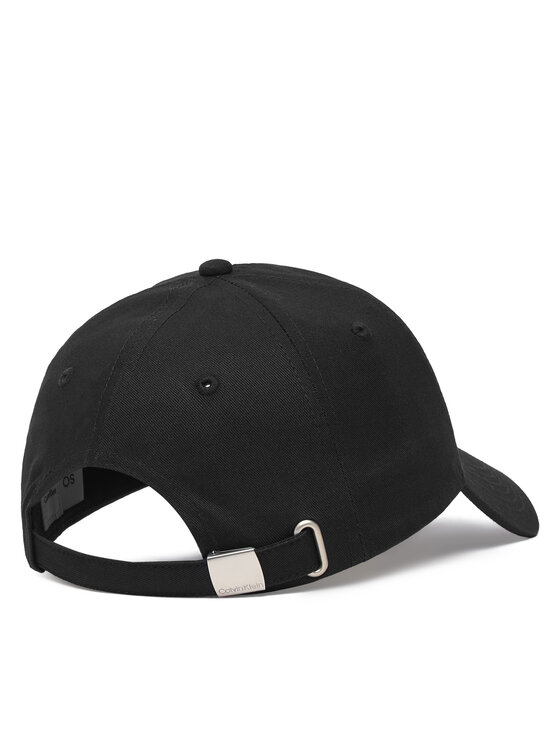 Calvin Klein Kepurė su snapeliu Calvin Klein Monologo Printed Baseball Cap LV04K5027G Juoda