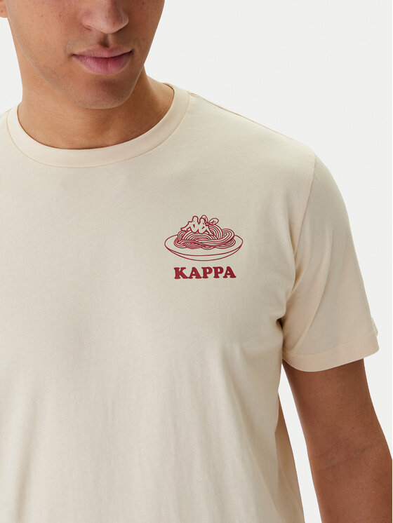 Kappa Kappa Majica 37276IW Bež Regular Fit