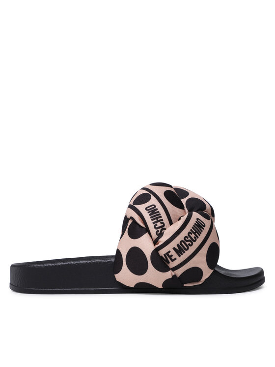 LOVE MOSCHINO Natikači LOVE MOSCHINO JA28272G0GIW010B Rjava