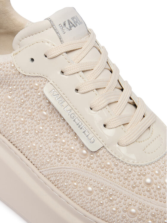 KARL LAGERFELD Sneakersy KARL LAGERFELD Anakapri KL63523 Krémová