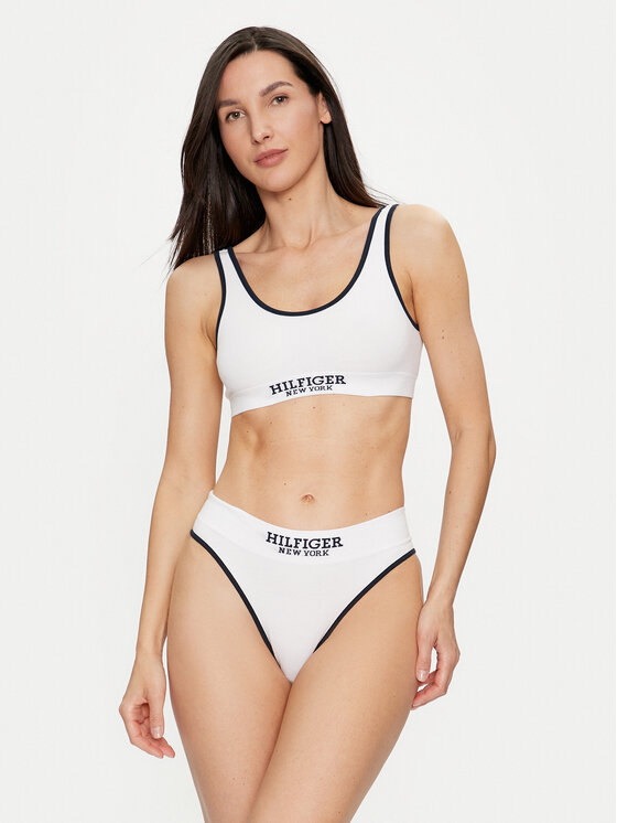 Tommy Hilfiger Tommy Hilfiger Reggiseno top UW0UW05217 Bianco