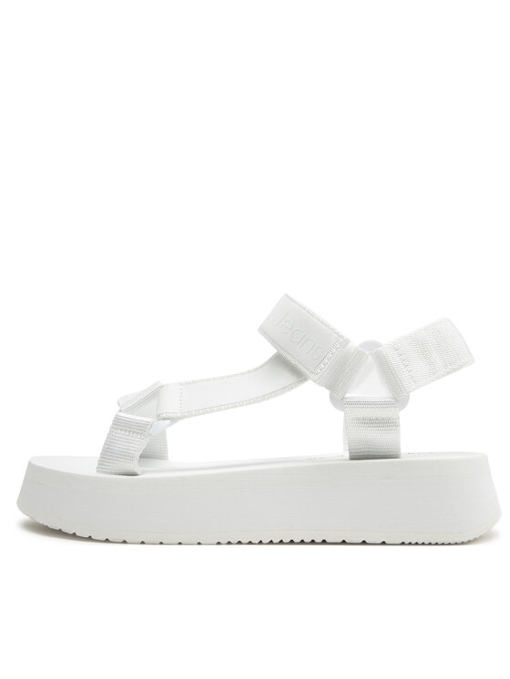 Calvin Klein Jeans Sandalias Calvin Klein Jeans Sandal Velcro Webbing Dc YW0YW01353 Blanco