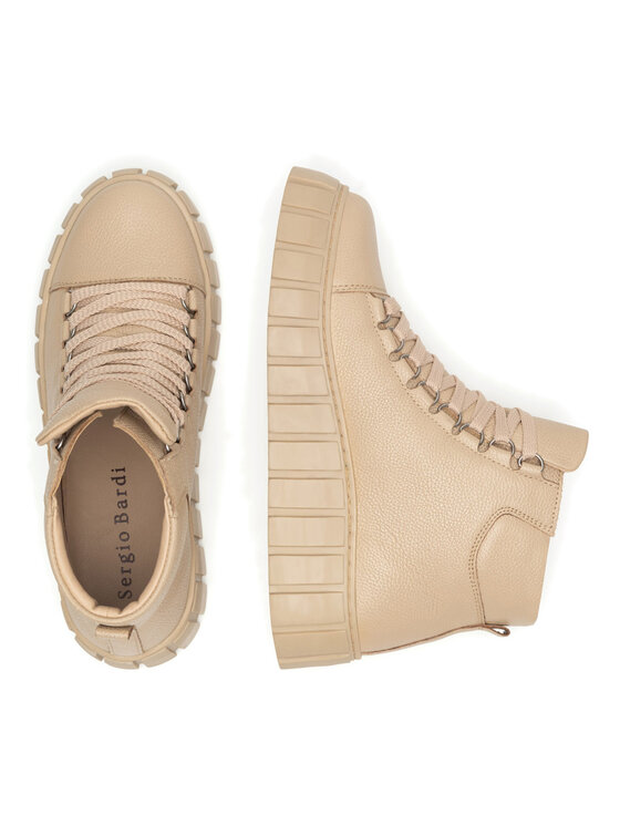 Sergio Bardi Šnurovacia obuv Sergio Bardi WI23-B1025-01SB Béžová