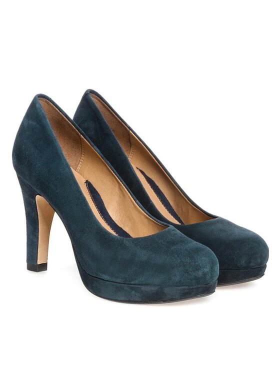 Clarks Pusbačiai Clarks Anika Kendra 203572584 Mėlyna