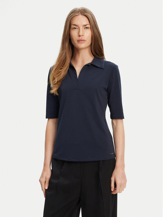 Calvin Klein Calvin Klein Polo LV044C221G Tamnoplava Slim Fit