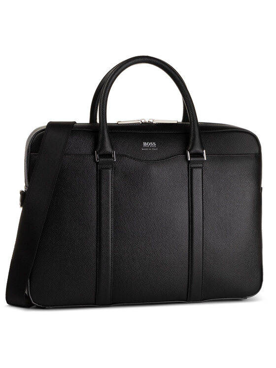 BOSS Torba za prenosnik Boss Signature 50390902 Črna