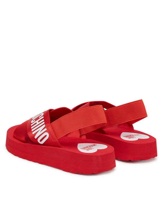 LOVE MOSCHINO Босоніжки LOVE MOSCHINO JA16214G0MIX5500 Червоний