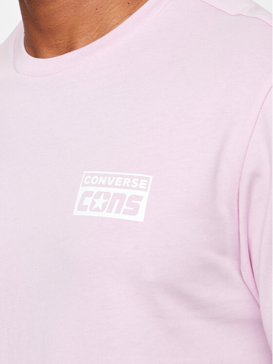 Converse Converse T-shirt M Cons Tee 10021134-A26 Ljubičasta Regular Fit