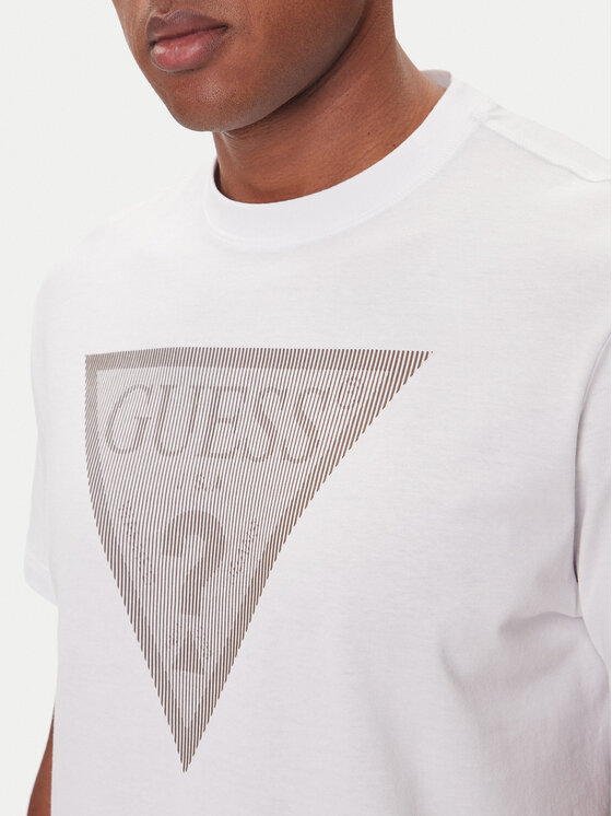 Guess Guess Marškinėliai M5BI04 I3Z14 Balta Regular Fit