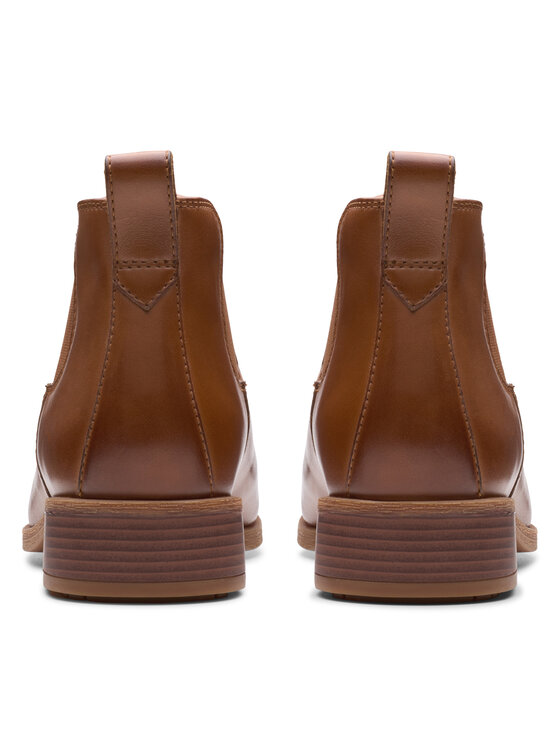 Clarks Челсі Clarks Havisham Top 26178718 Коричневий