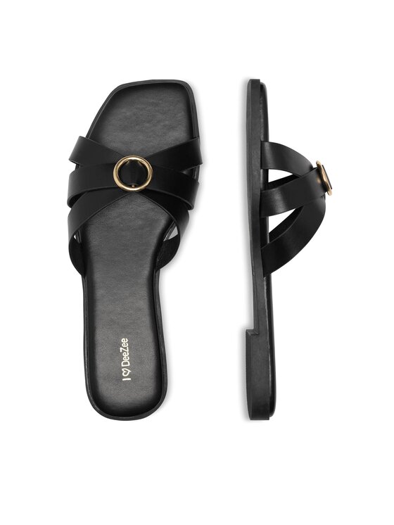 DeeZee Παντόφλες DeeZee KLE1004-109 Μαύρο