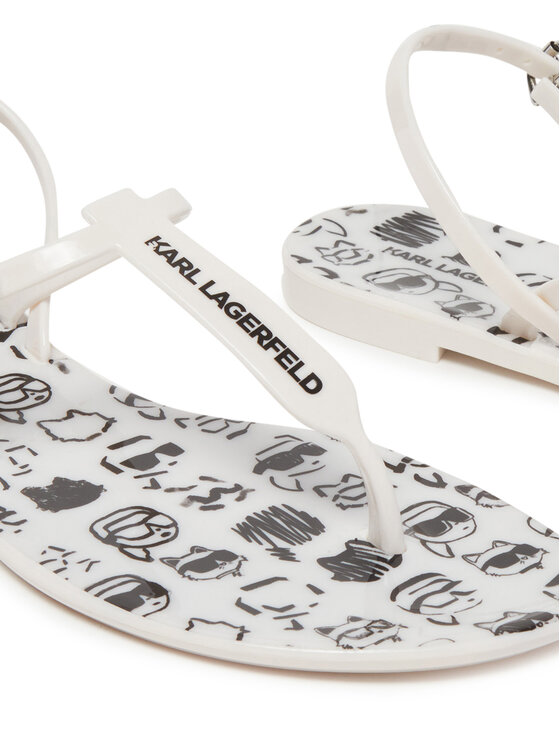KARL LAGERFELD Босоніжки KARL LAGERFELD Jelly KL80002G Білий