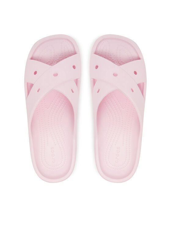 Crocs Шльопанці Crocs Cross Strap 210840 Рожевий