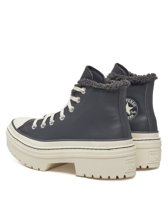 Converse Scarpe da ginnastica Converse Chuck Taylor All Star Lugged Heel Sherpa A10152C 094 Blu scuro