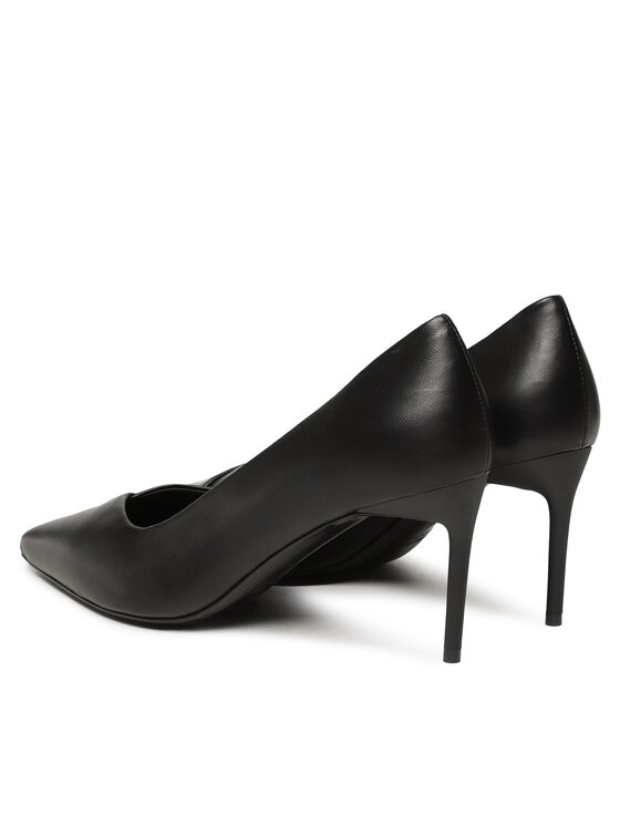 Max Mara Pantofi cu toc subțire Max Mara Phyllis 23452629376 Negru
