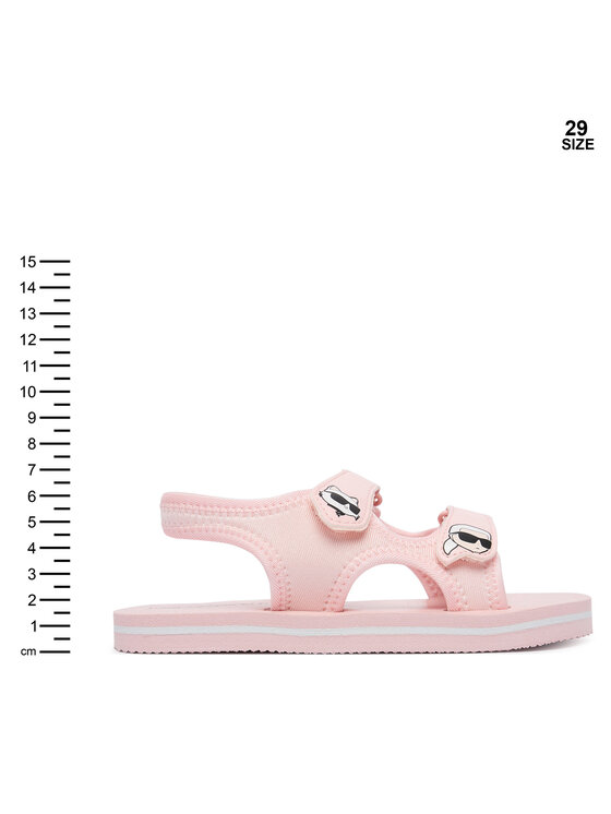 KARL LAGERFELD Sandały KARL LAGERFELD Z31183 S Różowy