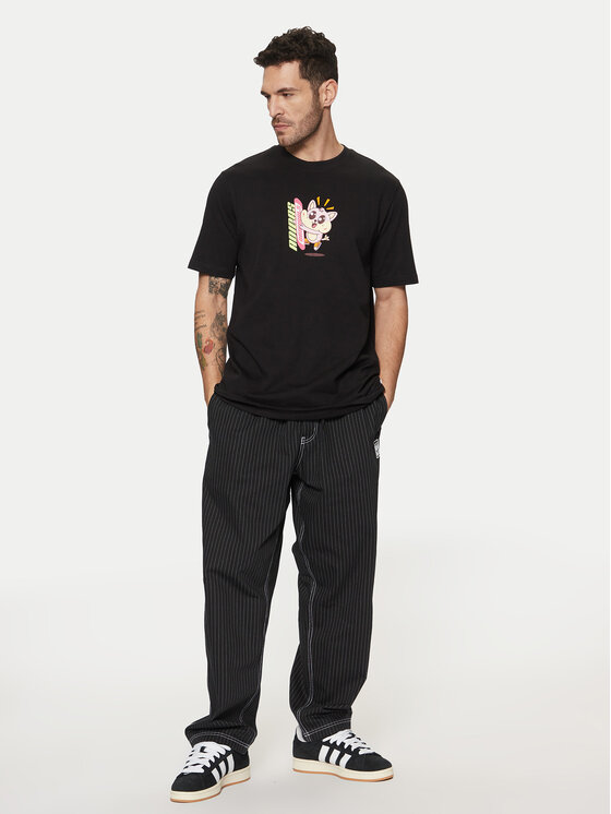 adidas adidas Футболка Kawaii JP2675 Чорний Regular Fit